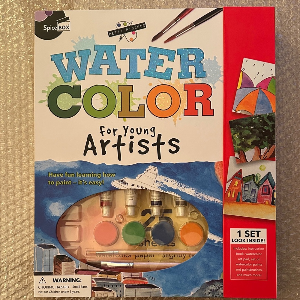 Watercolor Set for Young Artists - Multicolor